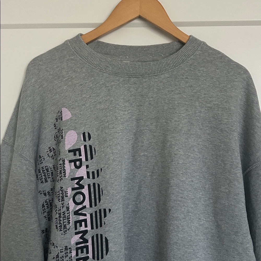 FP MOVEMENT ALL STAR LOGO SWEATSHIRT SIZE XL MSRP $98.00 NWT - Picture 9 of 14